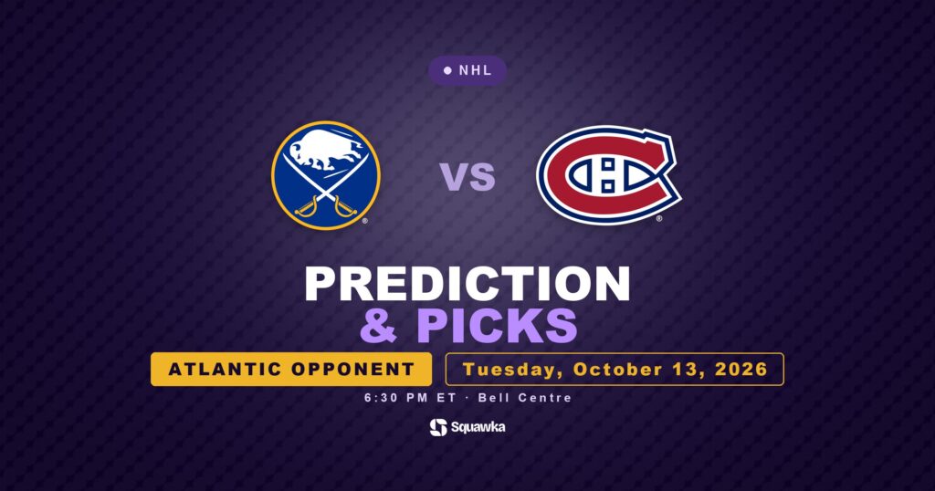 Buffalo Sabres vs Montreal Canadiens prediction and picks