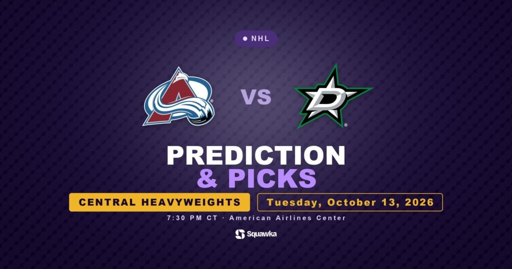 Colorado Avalanche vs Dallas Stars prediction and picks