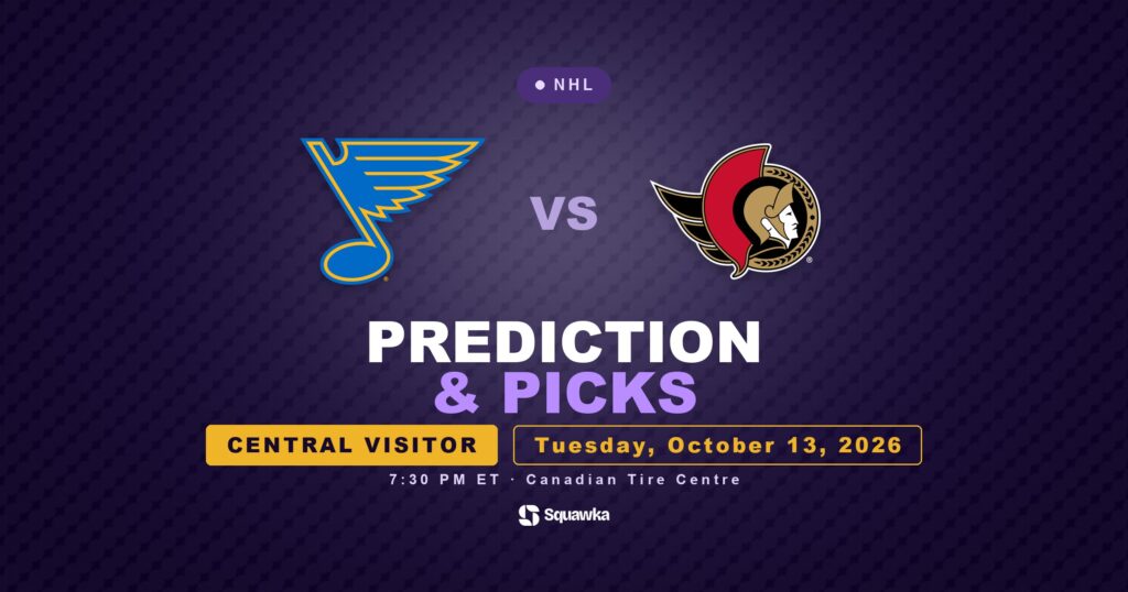 St. Louis Blues vs Ottawa Senators prediction and picks