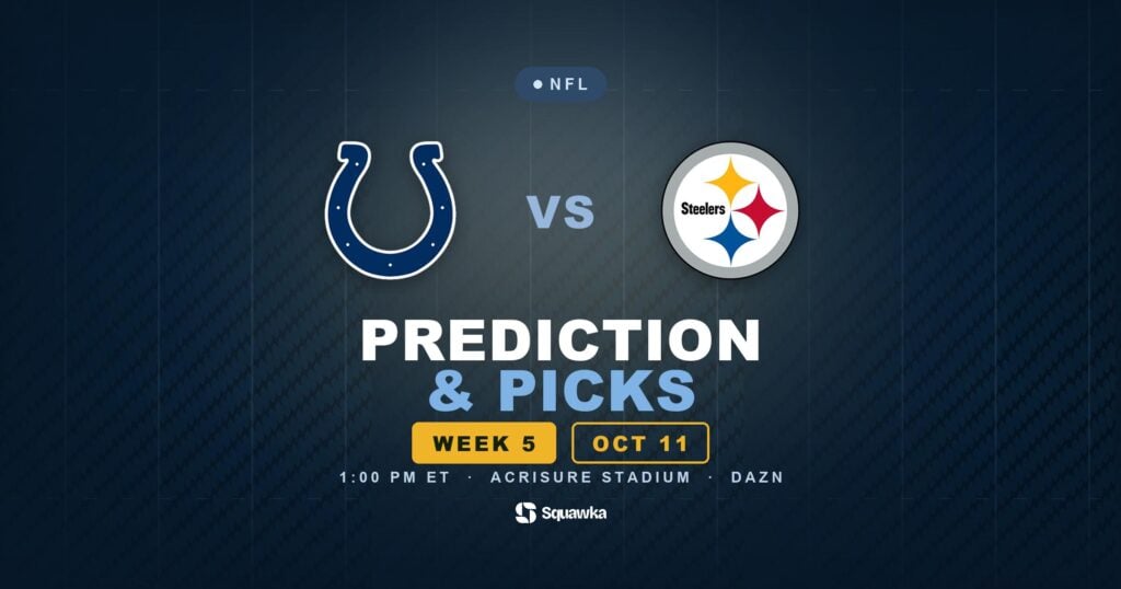 Indianapolis Colts vs Pittsburgh Steelers prediction, picks and odds for Week 5 of the 2026 NFL season