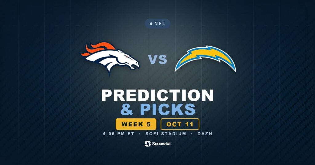 Denver Broncos vs Los Angeles Chargers prediction, picks and odds for Week 5 of the 2026 NFL season