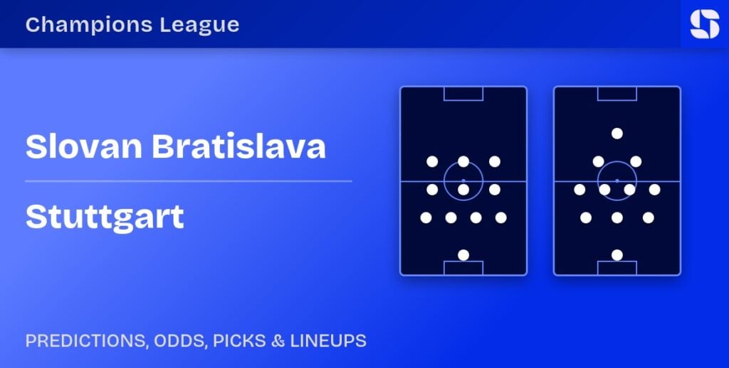 Slovan Bratislava vs Stuttgart predicted formations