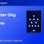 Manchester City vs Paris Saint-Germain predicted formations
