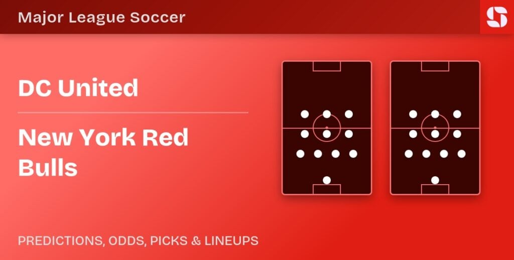DC United vs New York Red Bulls predicted formations