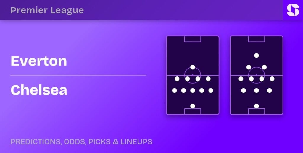 Everton vs Chelsea predicted formations