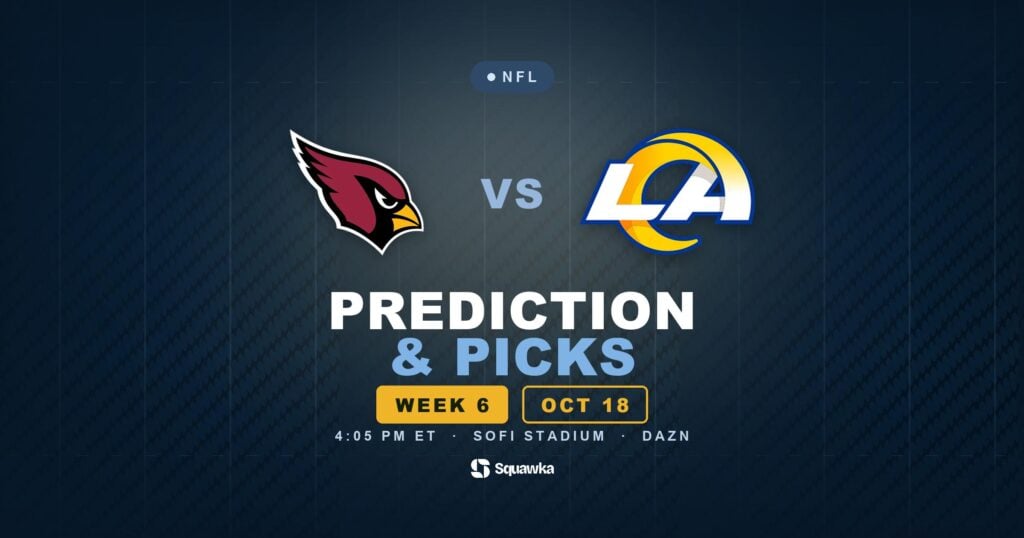 Arizona Cardinals vs Los Angeles Rams prediction, picks and odds for Week 6 of the 2026 NFL season
