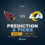 Arizona Cardinals vs Los Angeles Rams prediction, picks and odds for Week 6 of the 2026 NFL season