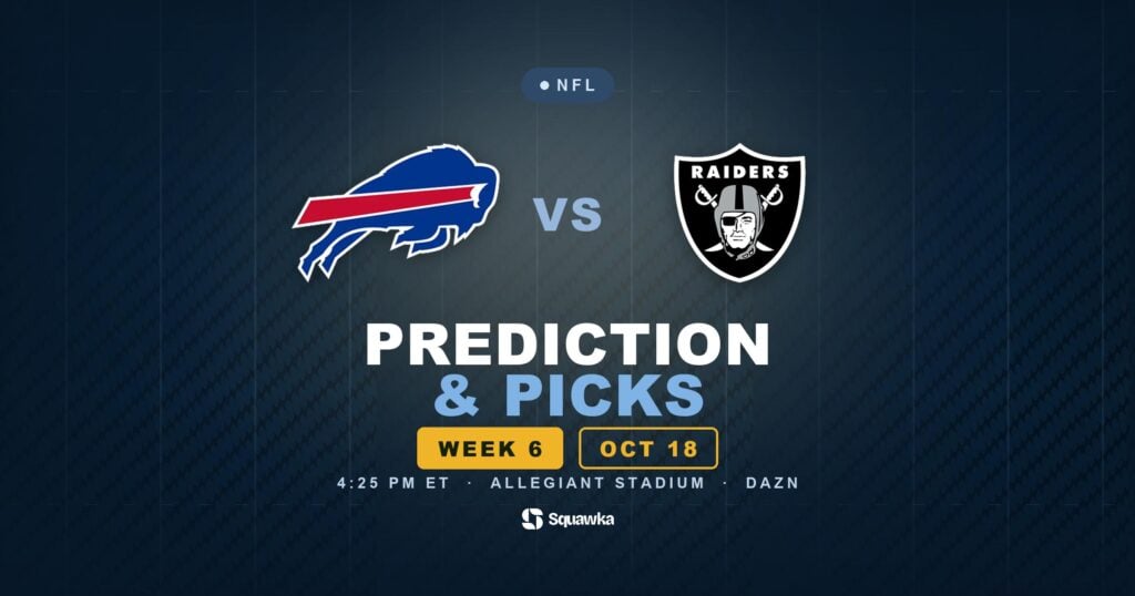 Buffalo Bills vs Las Vegas Raiders prediction, picks and odds for Week 6 of the 2026 NFL season