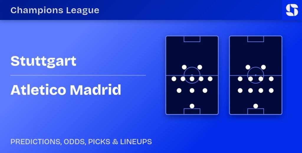 Stuttgart vs Atletico Madrid predicted formations