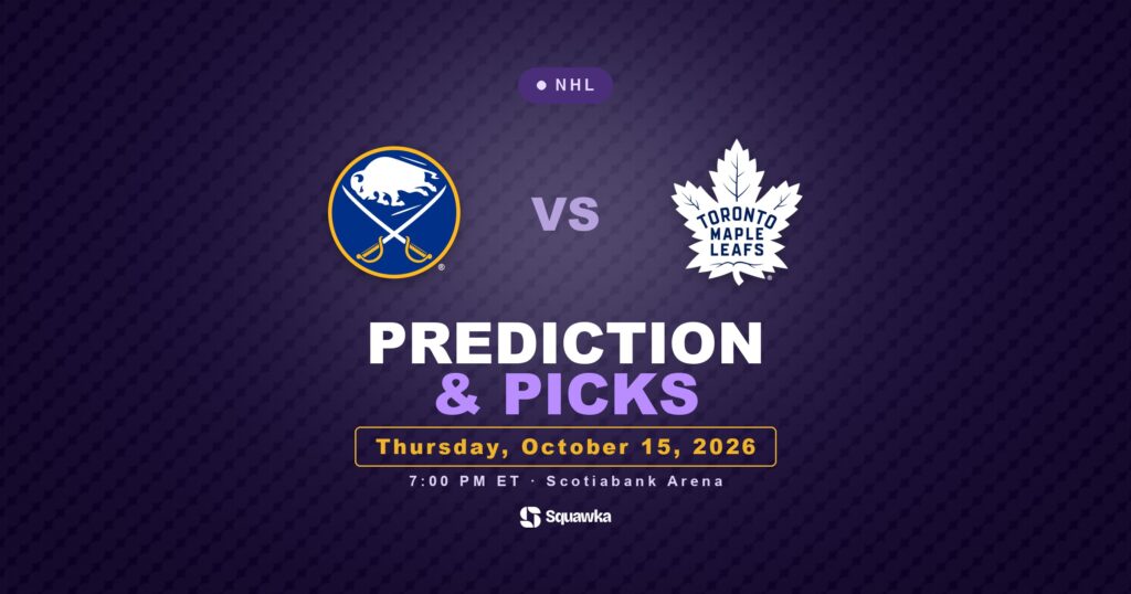 Buffalo Sabres vs Toronto Maple Leafs prediction and picks
