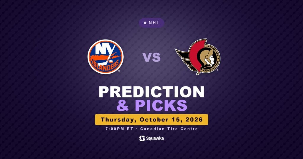 New York Islanders vs Ottawa Senators prediction and picks