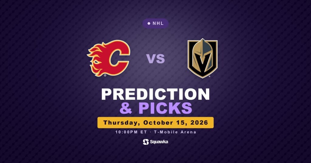 Calgary Flames vs Vegas Golden Knights prediction and picks
