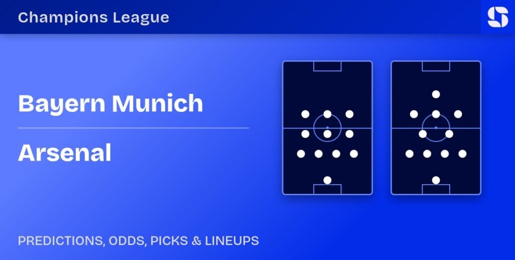 Bayern Munich vs Arsenal predicted formations