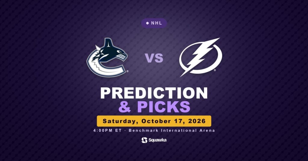 Vancouver Canucks vs Tampa Bay Lightning prediction and picks