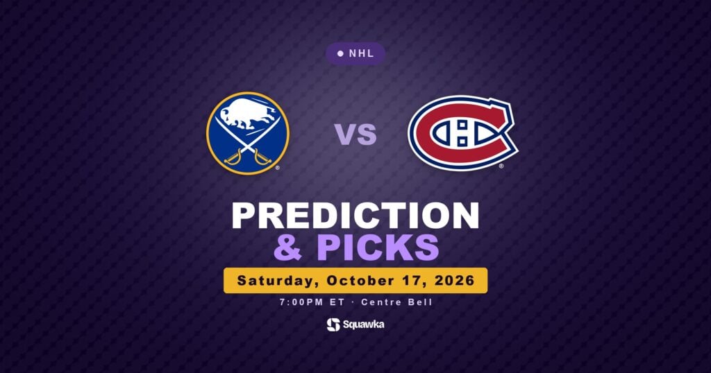 Buffalo Sabres vs Montreal Canadiens prediction and picks