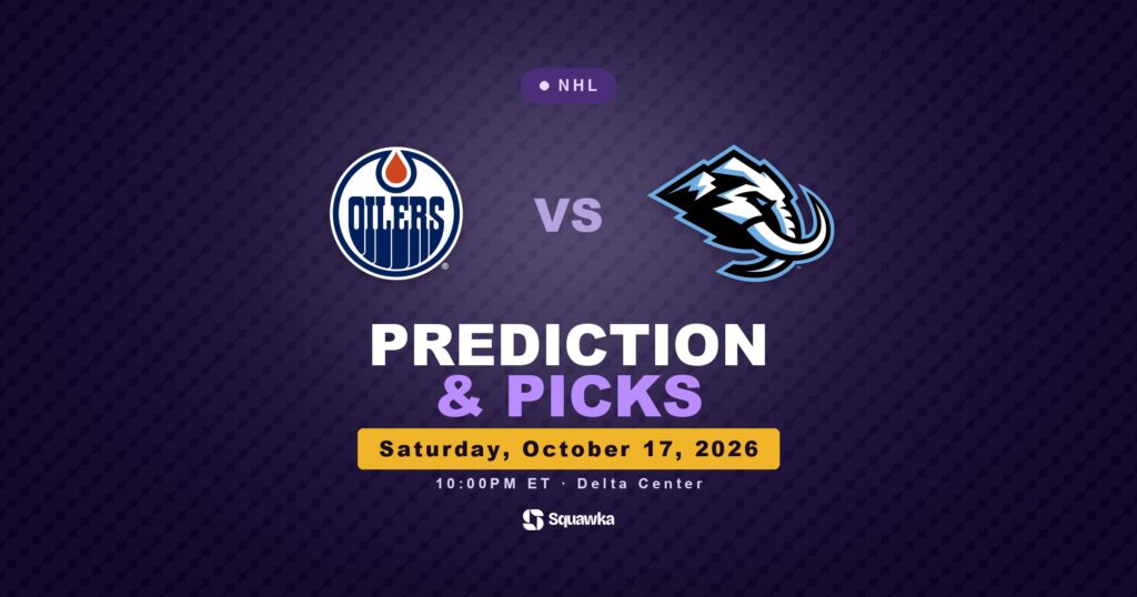 Edmonton Oilers vs Utah Mammoth prediction and picks