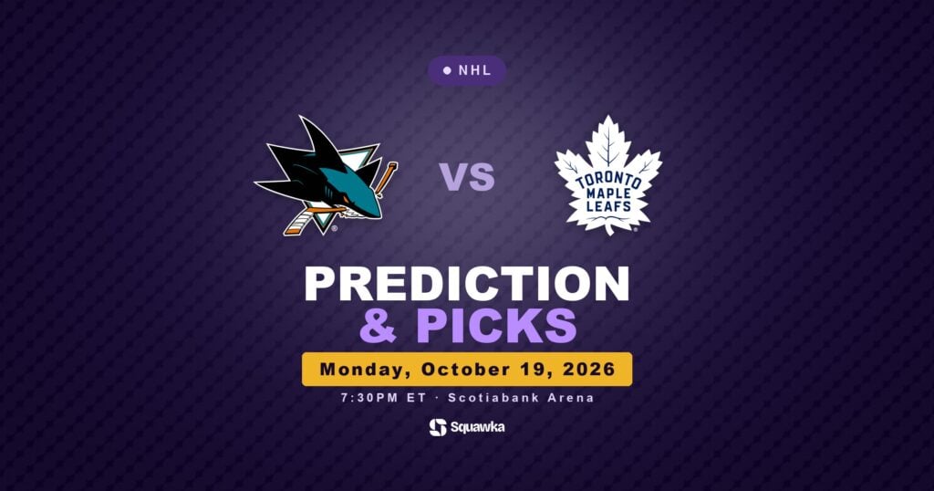 San Jose Sharks vs Toronto Maple Leafs prediction and picks