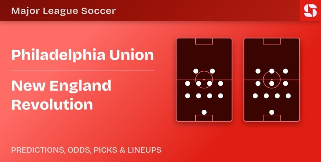 Philadelphia Union vs New England Revolution predicted formations