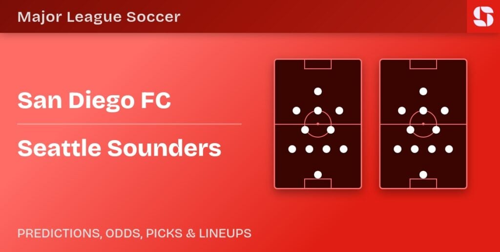 San Diego FC vs Seattle Sounders predicted formations