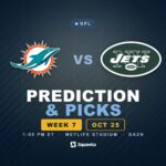 Miami Dolphins vs New York Jets prediction, picks and odds for Week 7 of the 2026 NFL season