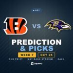 Cincinnati Bengals vs Baltimore Ravens prediction, picks and odds for Week 7 of the 2026 NFL season