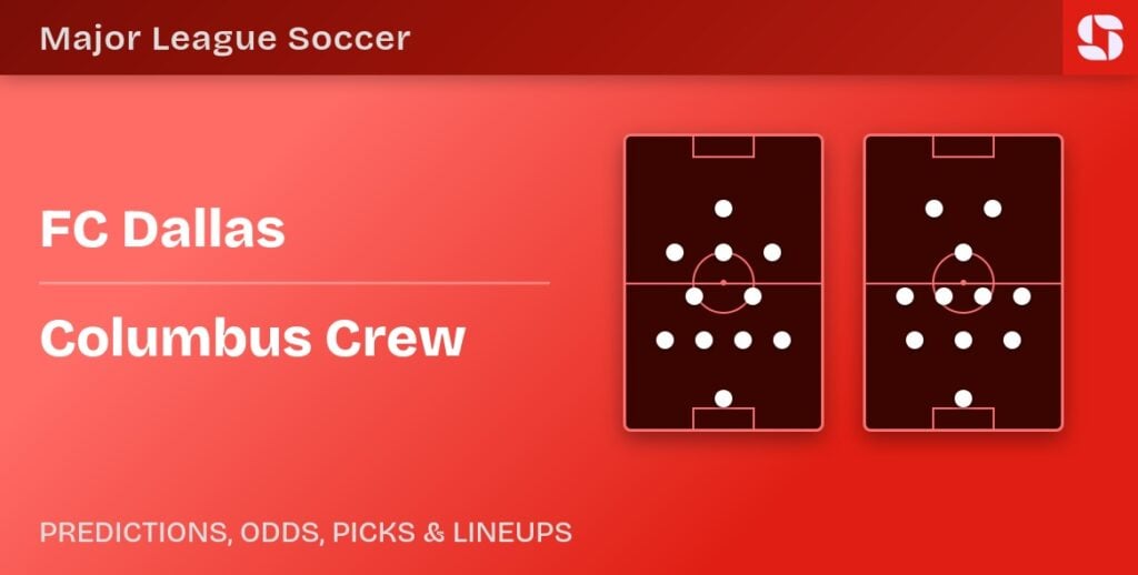 FC Dallas vs Columbus Crew predicted formations
