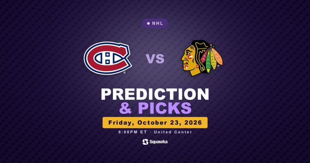 Montréal Canadiens vs Chicago Blackhawks prediction and picks