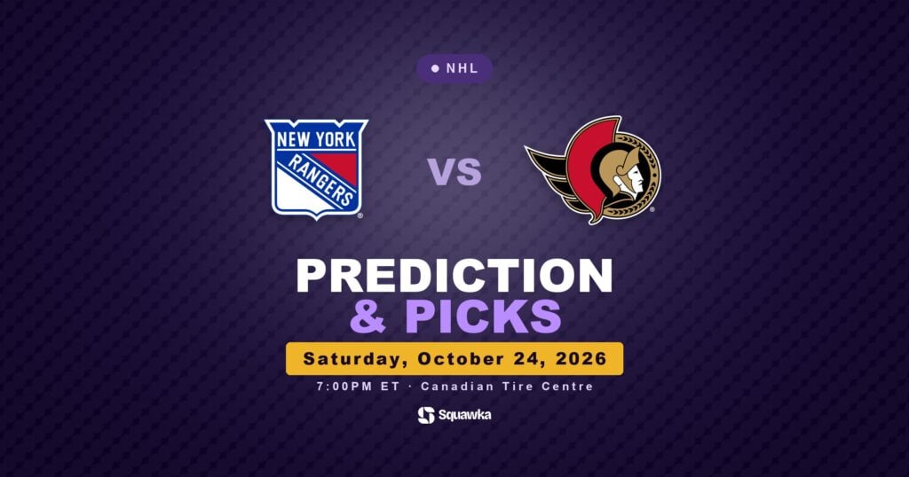 New York Rangers vs Ottawa Senators prediction and picks