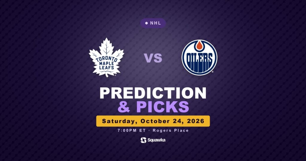 Toronto Maple Leafs vs Edmonton Oilers prediction and picks