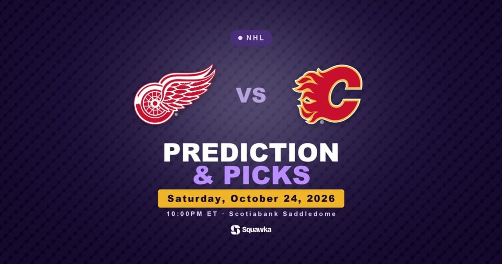 Detroit Red Wings vs Calgary Flames prediction and picks