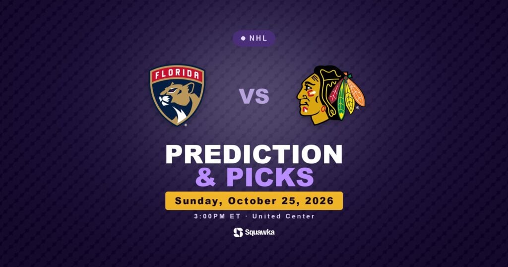 Florida Panthers vs Chicago Blackhawks prediction and picks