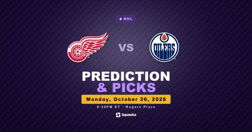 Detroit Red Wings vs Edmonton Oilers prediction and picks