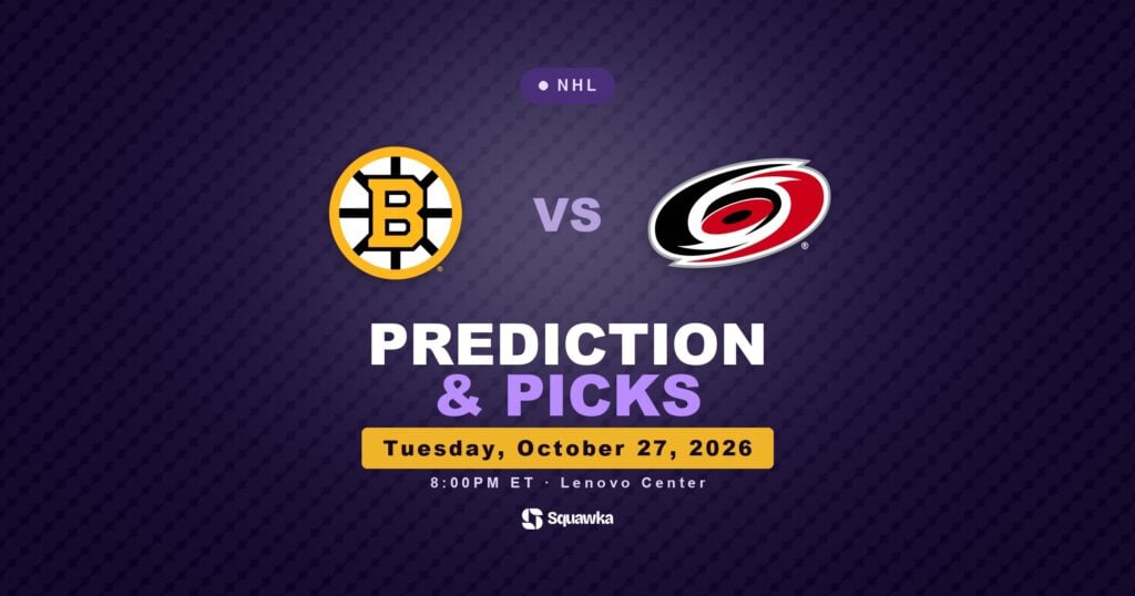 Boston Bruins vs Carolina Hurricanes prediction and picks