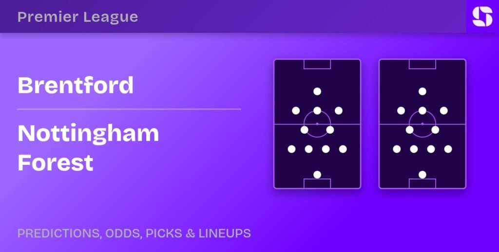 Brentford vs Nottingham Forest predicted formations