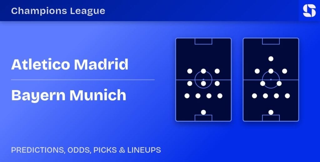 Atletico Madrid vs Bayern Munich predicted formations