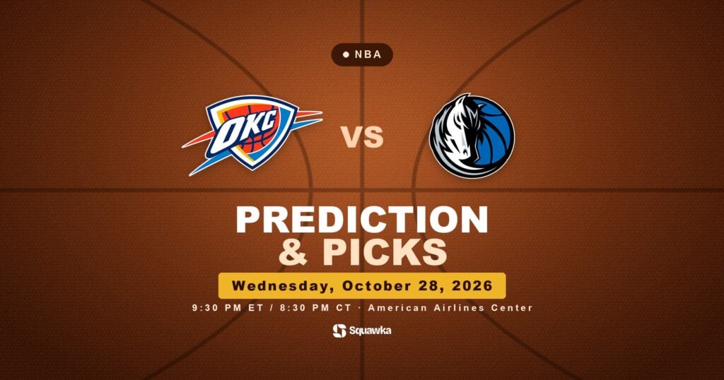 Oklahoma City Thunder vs Dallas Mavericks prediction and picks