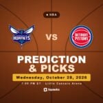 Charlotte Hornets vs Detroit Pistons prediction and picks