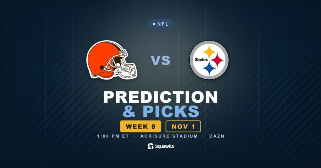 Cleveland Browns vs Pittsburgh Steelers prediction, picks and odds for Week 8 of the 2026 NFL season