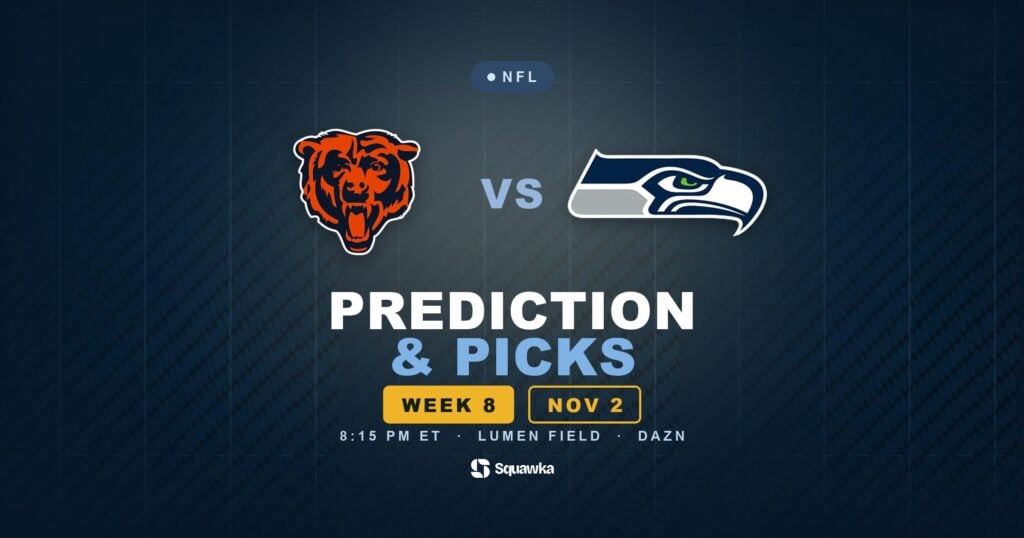 Chicago Bears vs Seattle Seahawks prediction, picks and odds for Week 8 of the 2026 NFL season