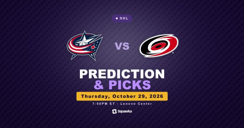 Columbus Blue Jackets vs Carolina Hurricanes prediction and picks