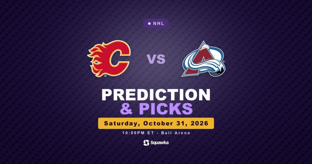 Calgary Flames vs Colorado Avalanche prediction and picks