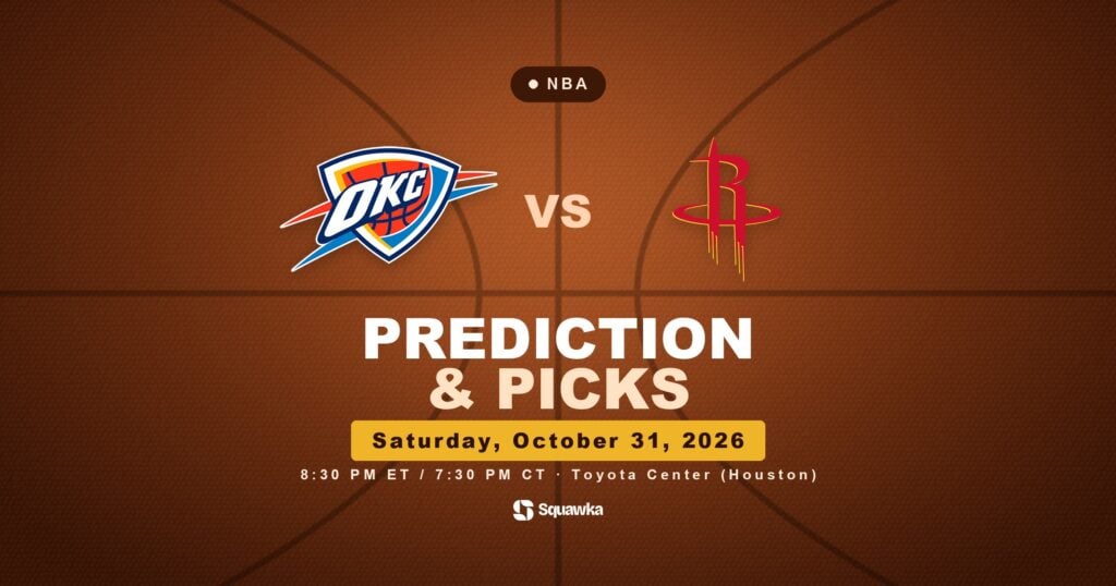 Oklahoma City Thunder vs Houston Rockets prediction and picks
