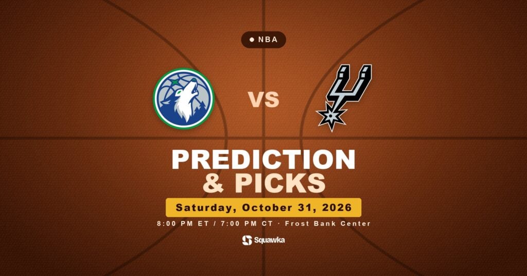 Minnesota Timberwolves vs San Antonio Spurs prediction and picks