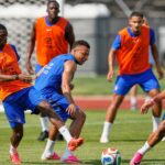 Ousmane Dembélé em ação pela França na Copa do Mundo 2026