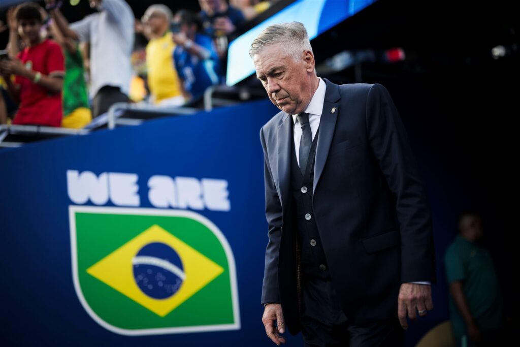 Carlo Ancelotti, técnico do Brasil, na Copa do Mundo 2026