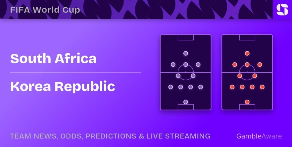 África do Sul x Coreia do Sul na Copa do Mundo 2026