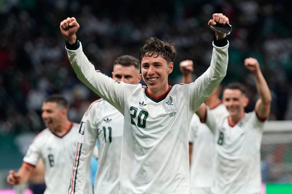 Mexico comemora na vitoria sobre a Republica Tcheca pela Copa do Mundo 2026